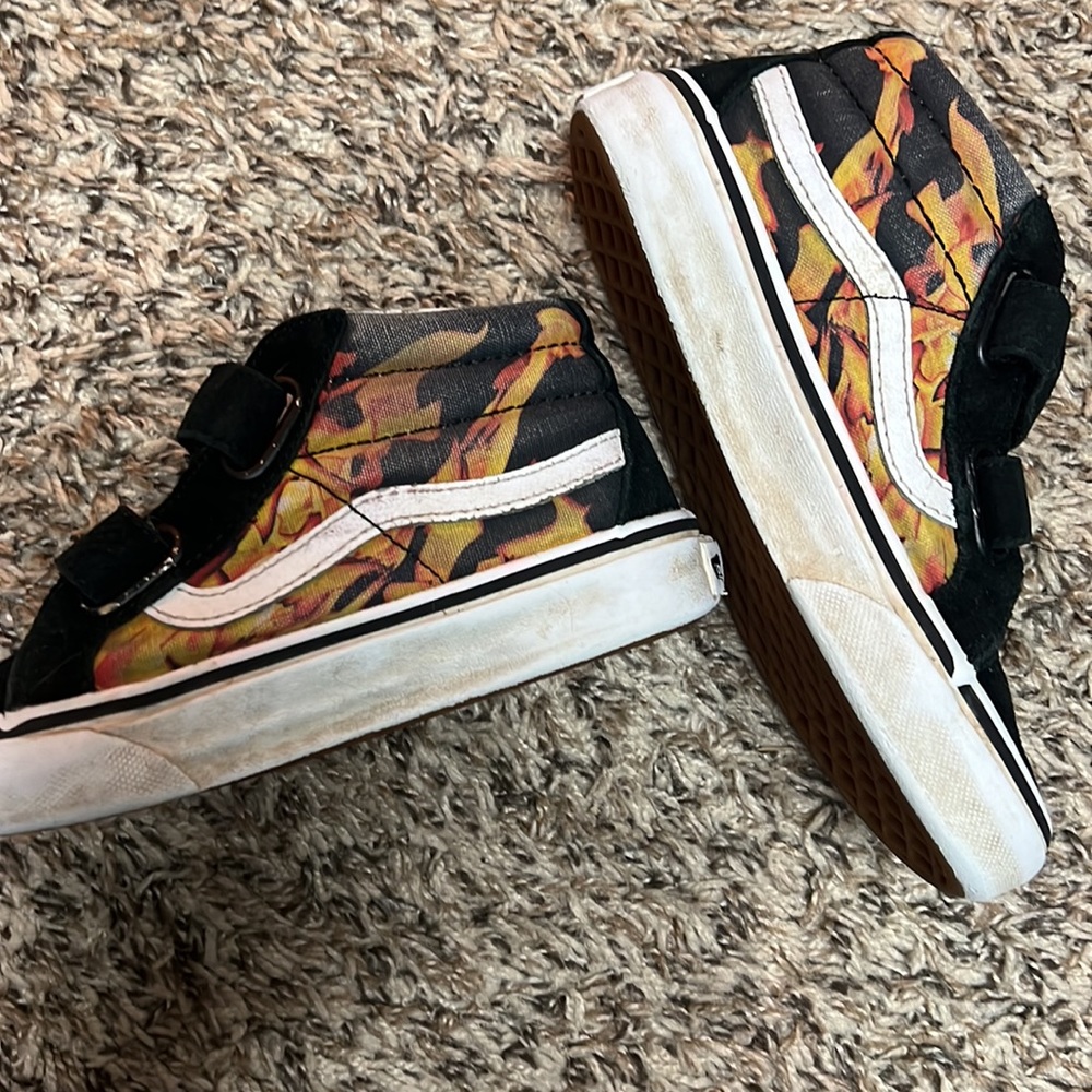 Kids Vans Velcro high tops